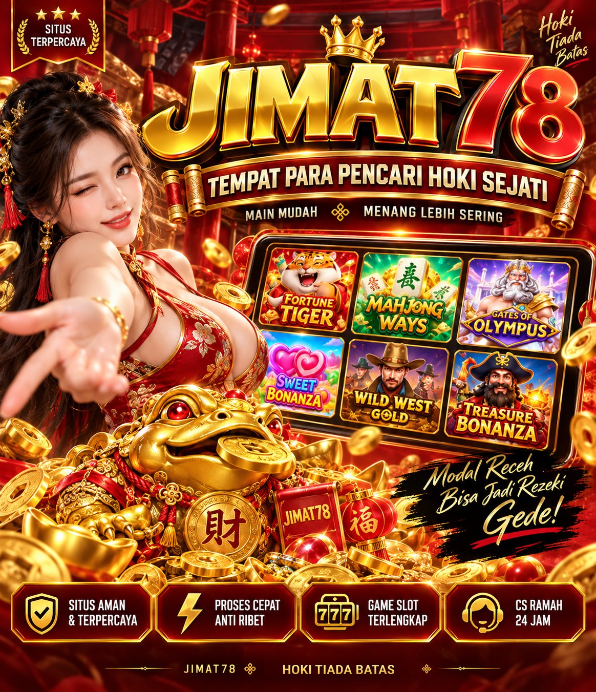 JIMAT78 Tempat Para Pencari Hoki Sejati Slot Terlengkap